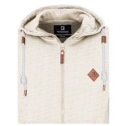 FALKENSTEJN Kapuzensweatjacke Ecru Mix - City-Kaufhaus Herber GmbH