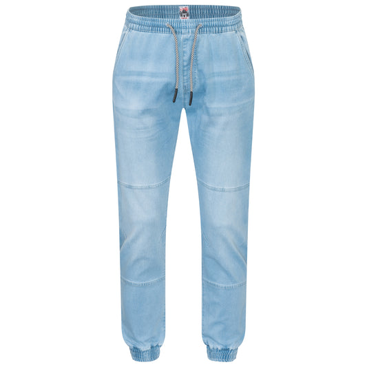 Indicode Oltjon Freizeithose dim blue Vorderansicht - City-Kaufhaus Herber GmbH