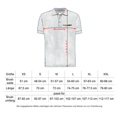 Oberbarnim Schulen Jungen/Herren Poloshirt Größentabelle - City-Kaufhaus Herber GmbH