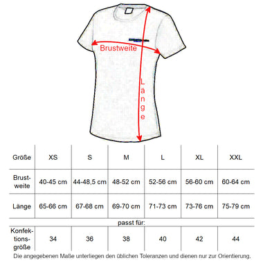Oberbarnim Schulen Mädchen/Damen Sportshirt Größentabelle - City-Kaufhaus Herber GmbH