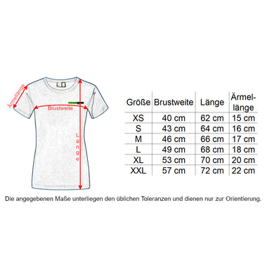 Oberbarnim Schulen Mädchen/Damen T-Shirt Größentabelle - City-Kaufhaus Herber GmbH