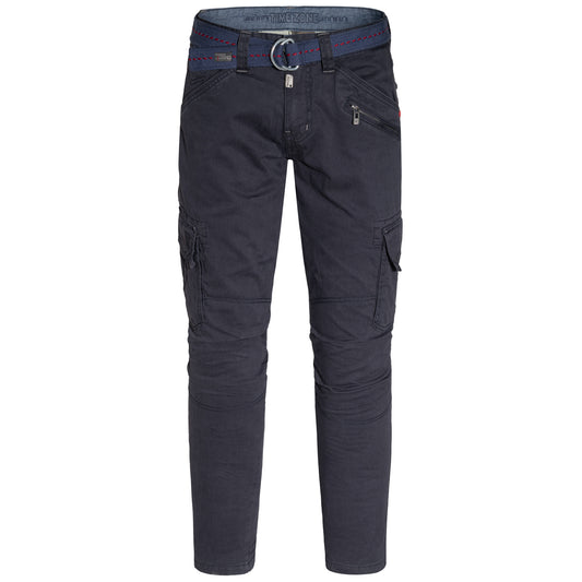 Timezone Cargohose Benito 3393/6445 Total Eclipse Vorderansicht - City-Kaufhaus Herber GmbH