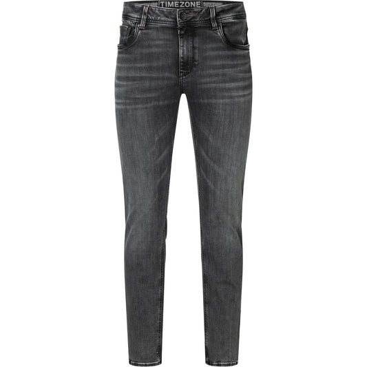 Timezone Stretchjeans Slim EduardoTZ 9893 carbon black wash Vorderansicht - City-Kaufhaus Herber GmbH