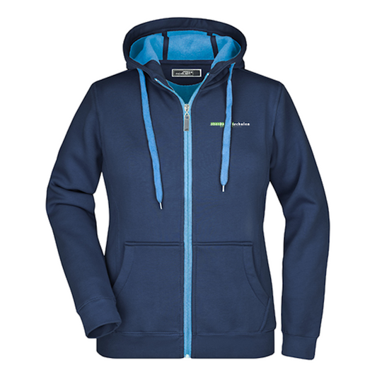 Oberbarnim Schulen Mädchen/Damen Doubleface Jacket navy/aqua - City-Kaufhaus Herber GmbH