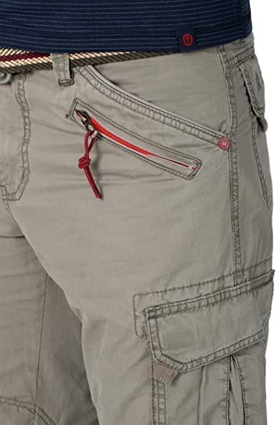 TIMEZONE Herren Cargo Shorts in Military GreyBekleidung & Accessoires - City-Kaufhaus Herber GmbH
