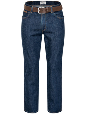 Wrangler TEXAS Herren Jeans Regular Fit W12105009 Darkstone mit GürtelJeans Baumwolle -  City-Kaufhaus Herber GmbH
