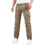 Indicode Herrenhose “Mapp“ aus 98% Baumwolle & 2% Elasthan – Cargohose Herren