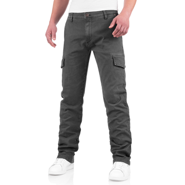 Indicode Herrenhose “Mapp“ aus 98% Baumwolle & 2% Elasthan – Cargohose Herren