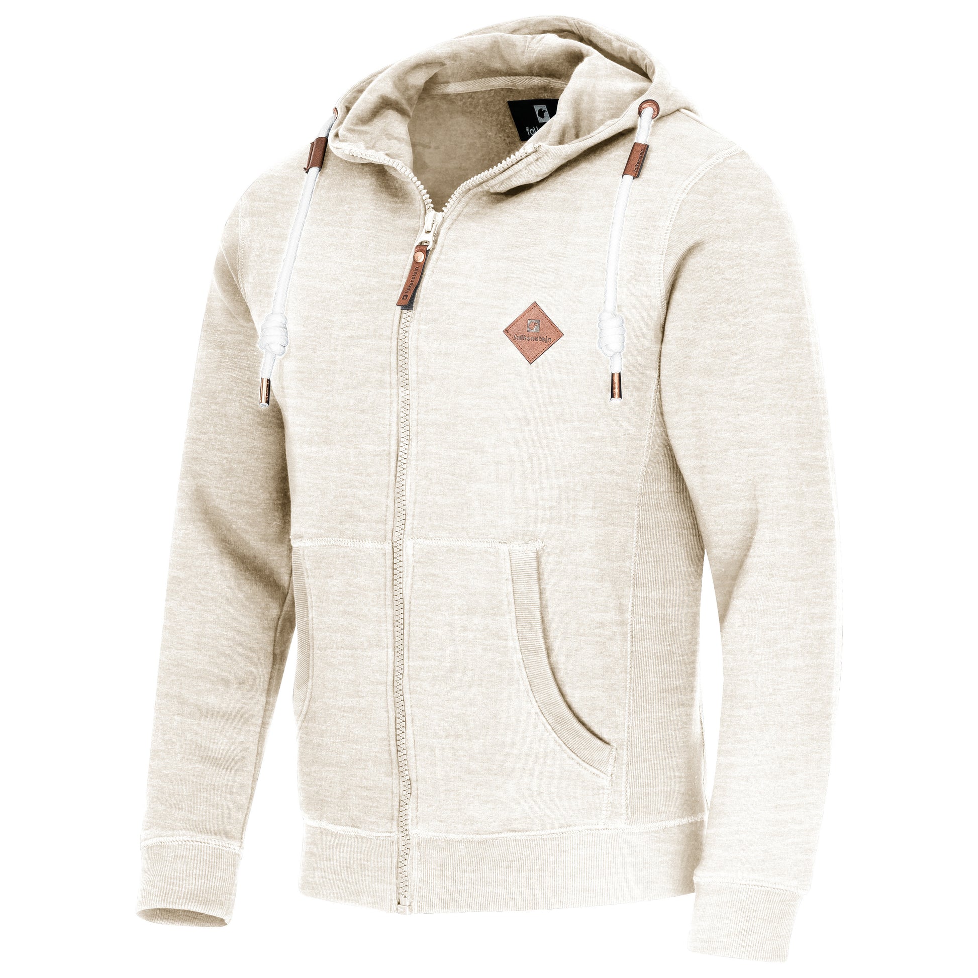 Falkenstejn Kapuzensweatjacke Colesburg Ecru Mix - City-Kaufhaus Herber GmbH