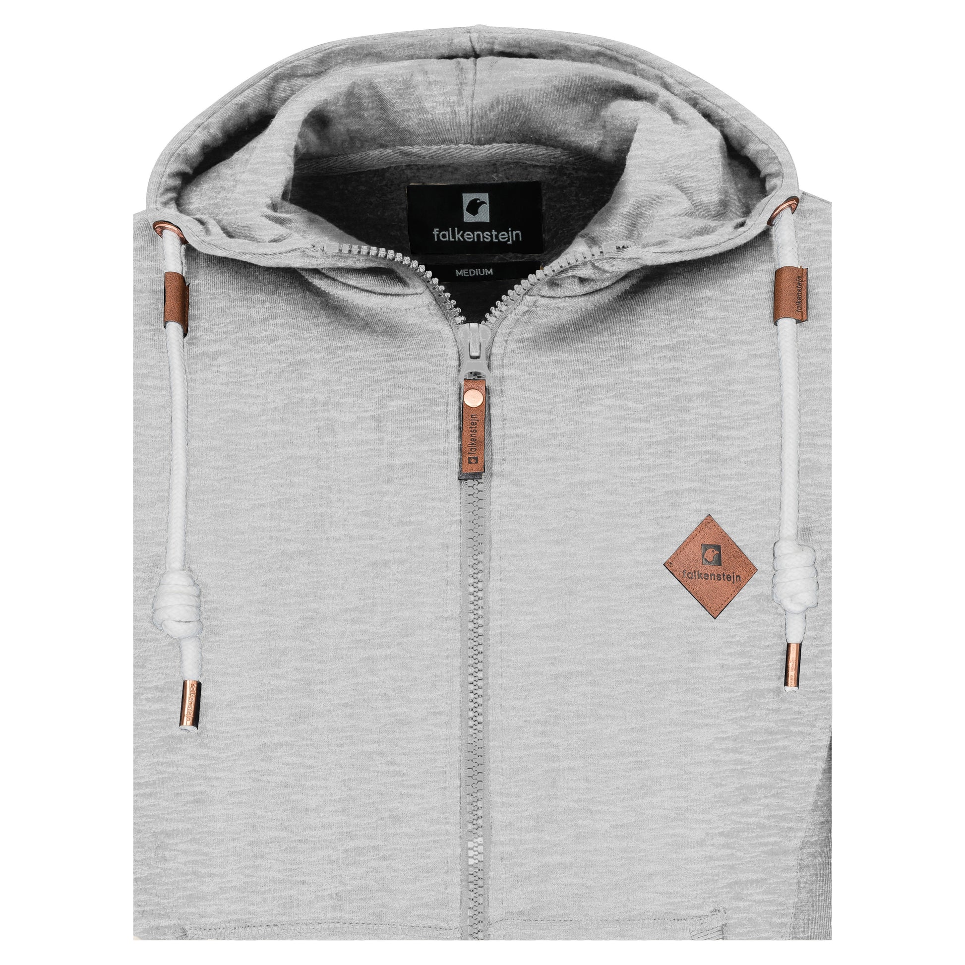 Falkenstejn Kapuzensweatjacke Colesburg Light Grey - City-Kaufhaus Herber GmbH
