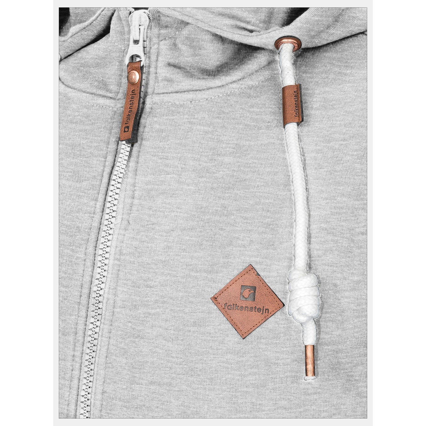 Falkenstejn Kapuzensweatjacke Colesburg Light Grey - City-Kaufhaus Herber GmbH