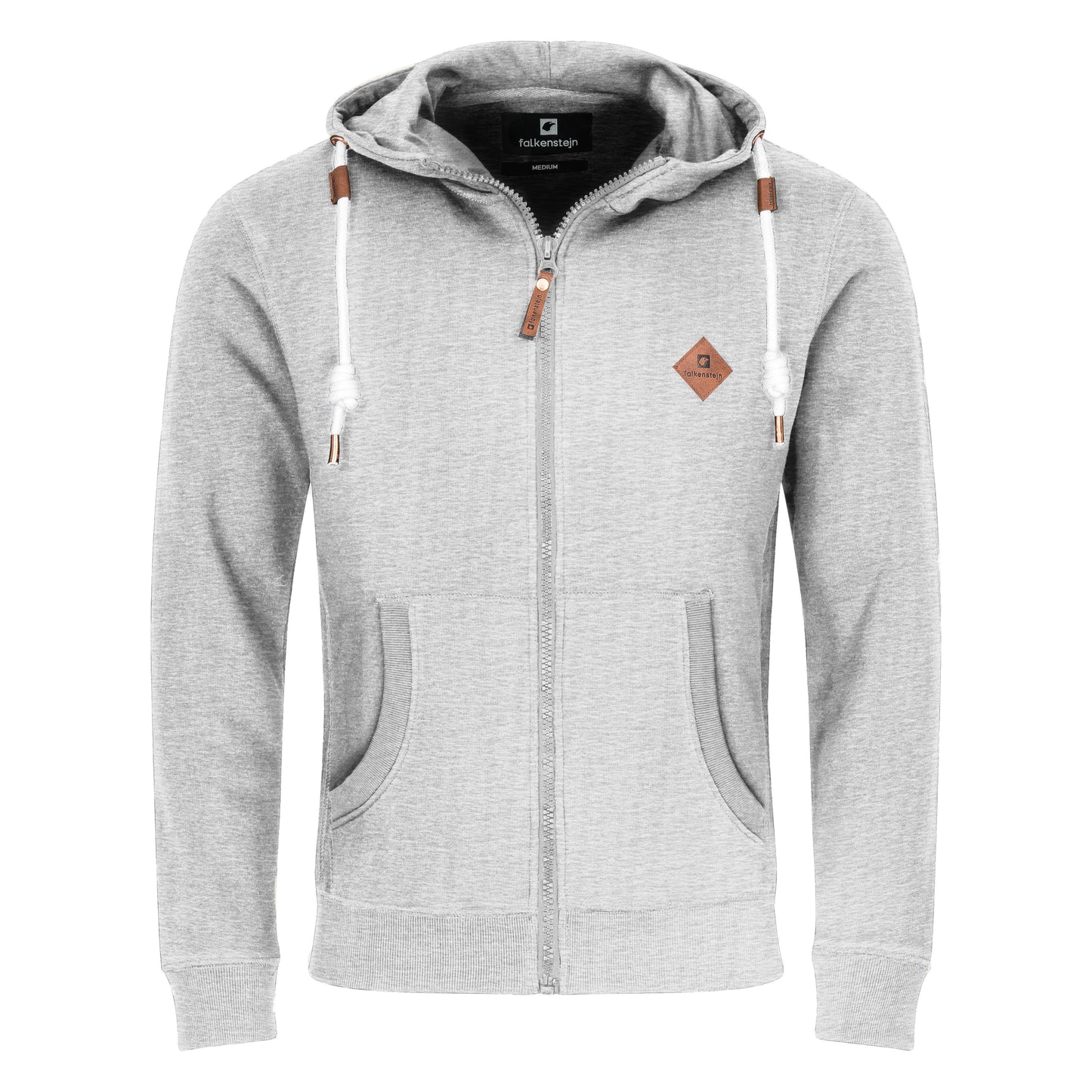 Falkenstejn Kapuzensweatjacke Colesburg Light Grey - City-Kaufhaus Herber GmbH