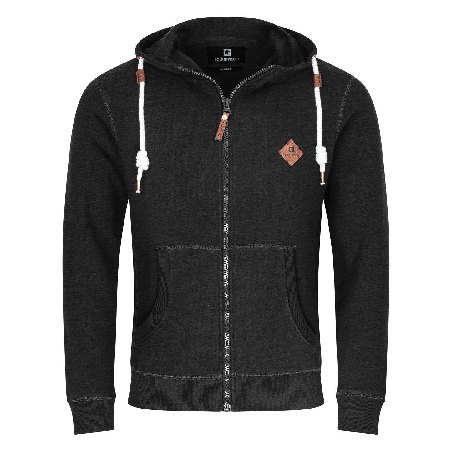 Falkenstejn Kapuzensweatjacke Colesburg Charcoal - City-Kaufhaus Herber GmbH