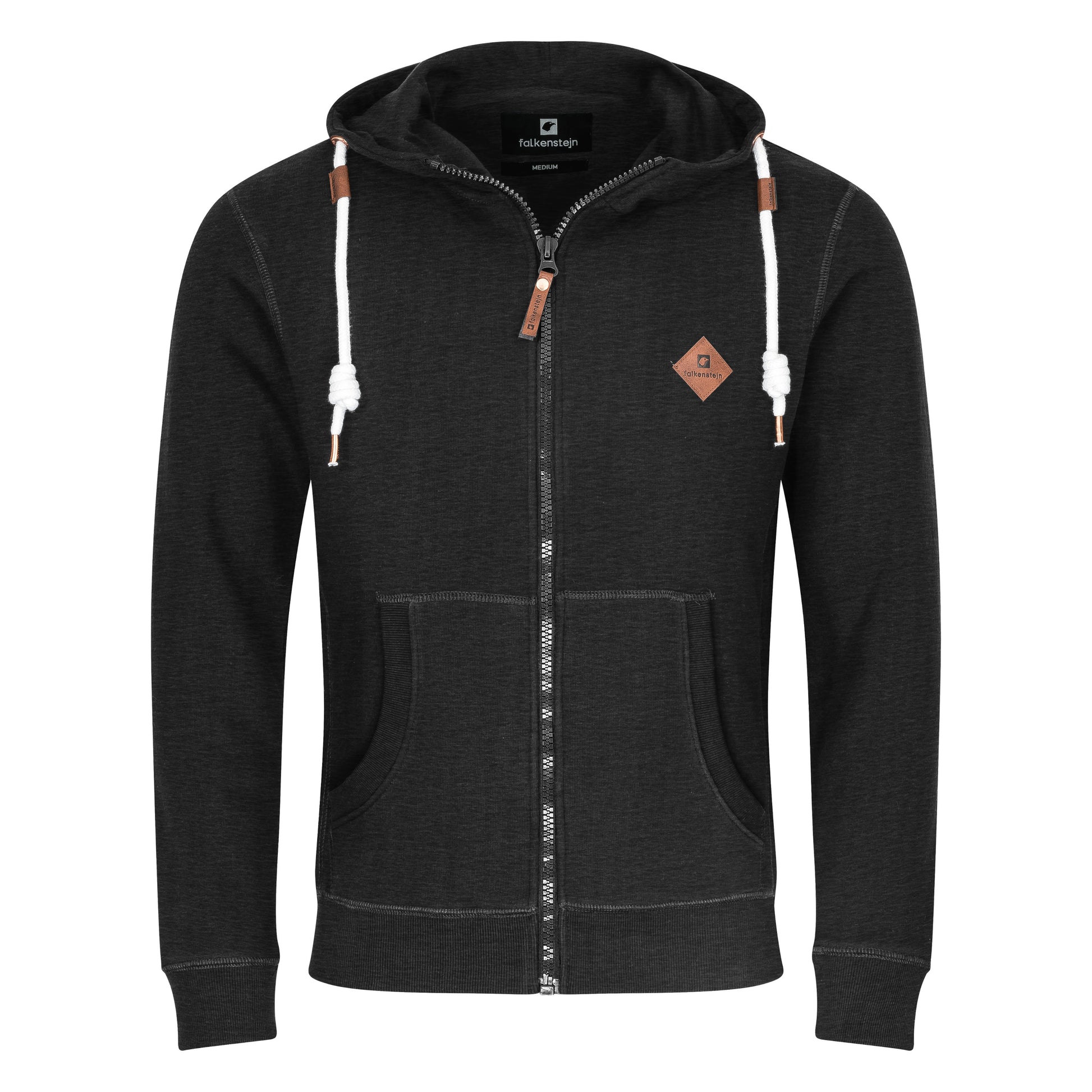 Falkenstejn Kapuzensweatjacke Colesburg Charcoal - City-Kaufhaus Herber GmbH