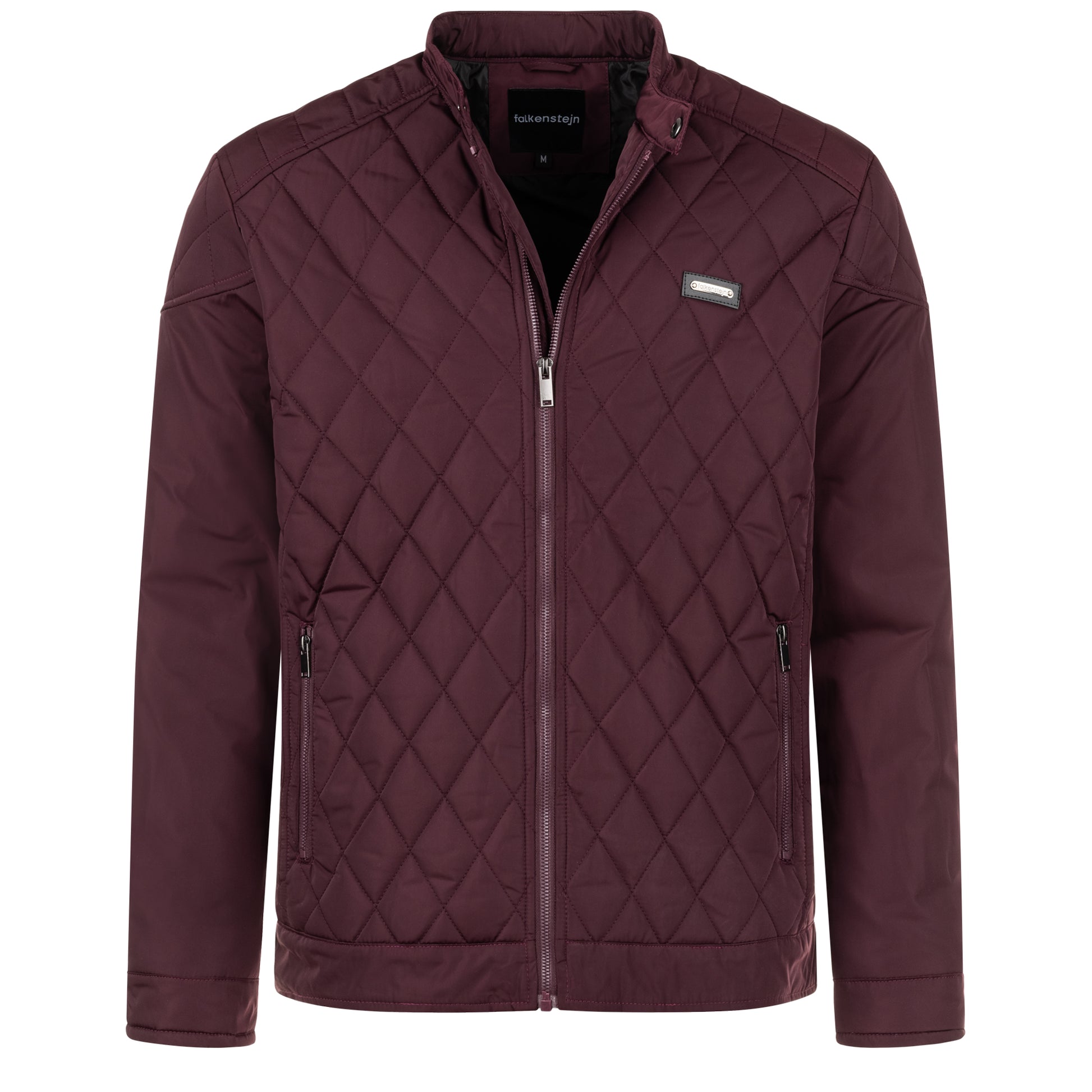 Falkenstejn Steppjacke Ilian dark red Vorderansicht - City-Kaufhaus Herber GmbH