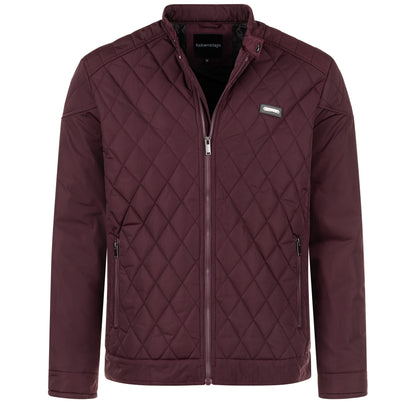 Falkenstejn Steppjacke Ilian dark red Vorderansicht - City-Kaufhaus Herber GmbH