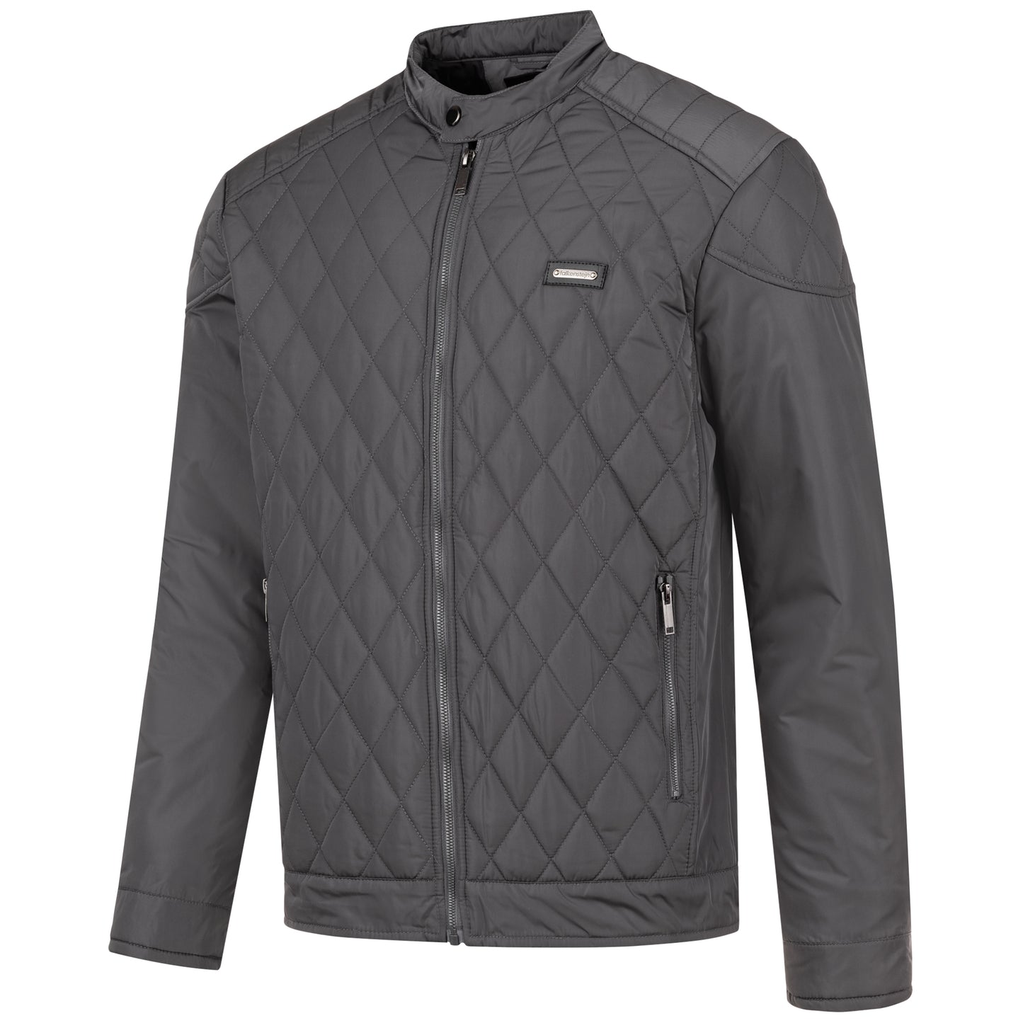 Falkenstejn Steppjacke Ilian grey Schrägansicht - City-Kaufhaus Herber GmbH