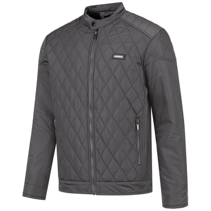 Falkenstejn Steppjacke Ilian grey Schrägansicht - City-Kaufhaus Herber GmbH