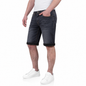 Falkenstejn Mads Jeansshorts black Schrägansicht am Model - City-Kaufhaus Herber GmbH
