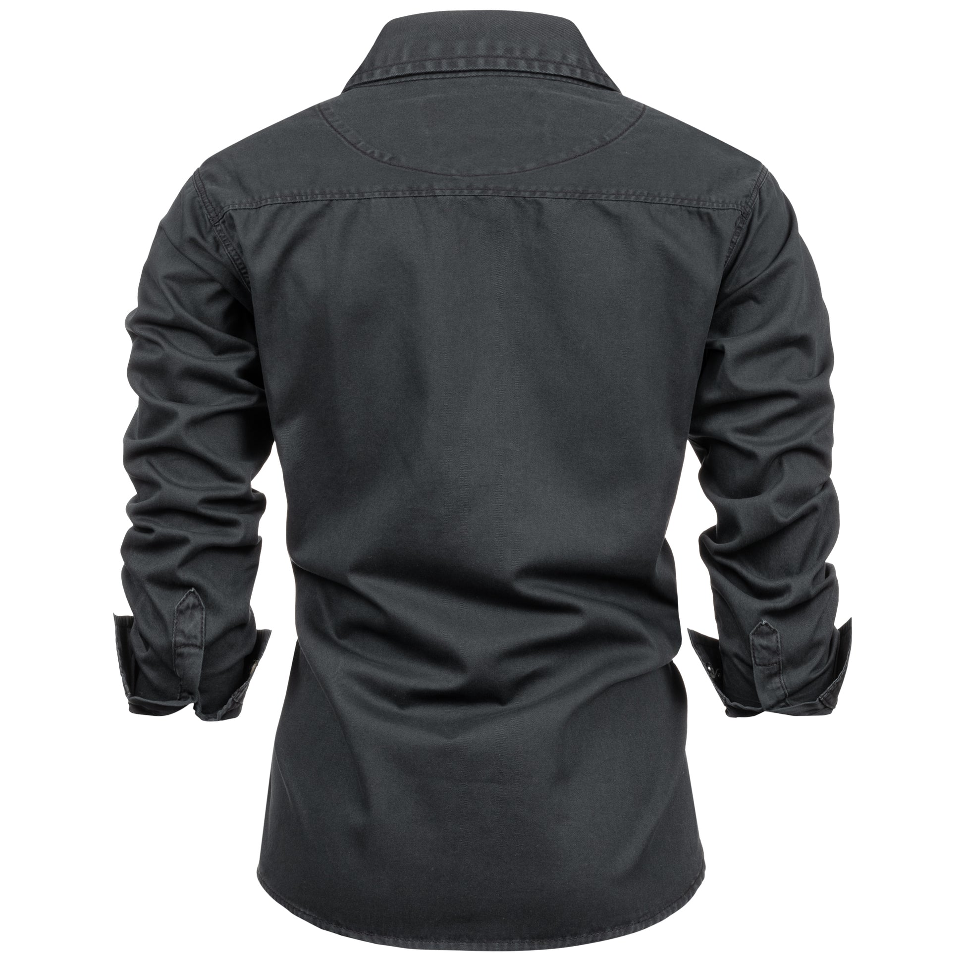Falkenstejn Herren-Hemd Riccaldo black Rückansicht - City-Kaufhaus Herber GmbH