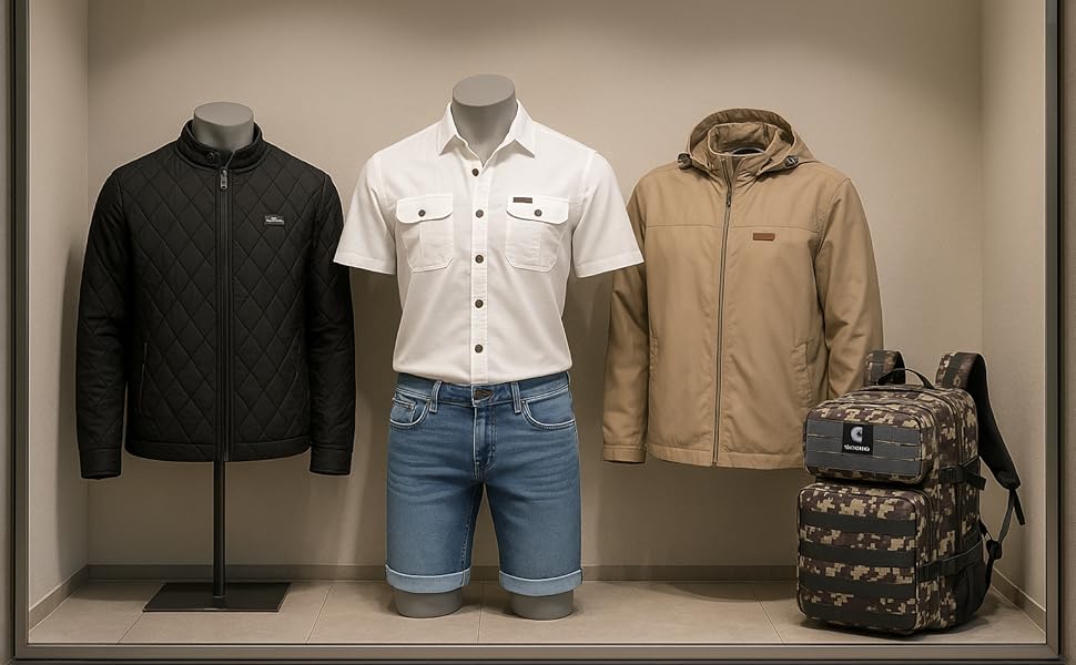 Schaufenster mit verschiedenen Produkten der Marke Falkenstejn - City-Kaufhaus Herber GmbH