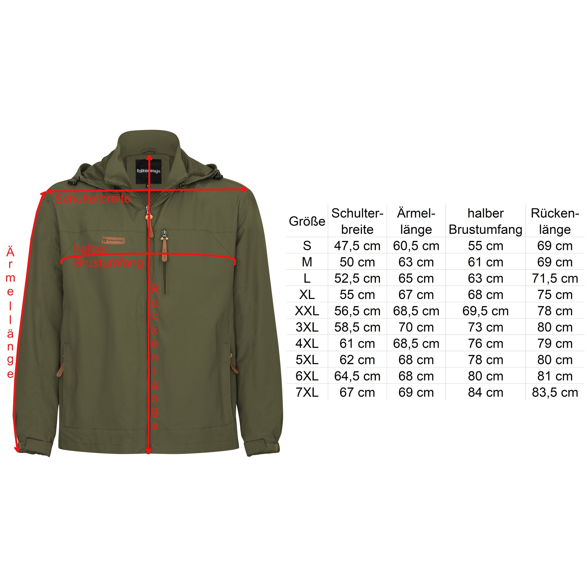 Falkenstejn Summer Windbreaker oliv - City-Kaufhaus Herber GmbH