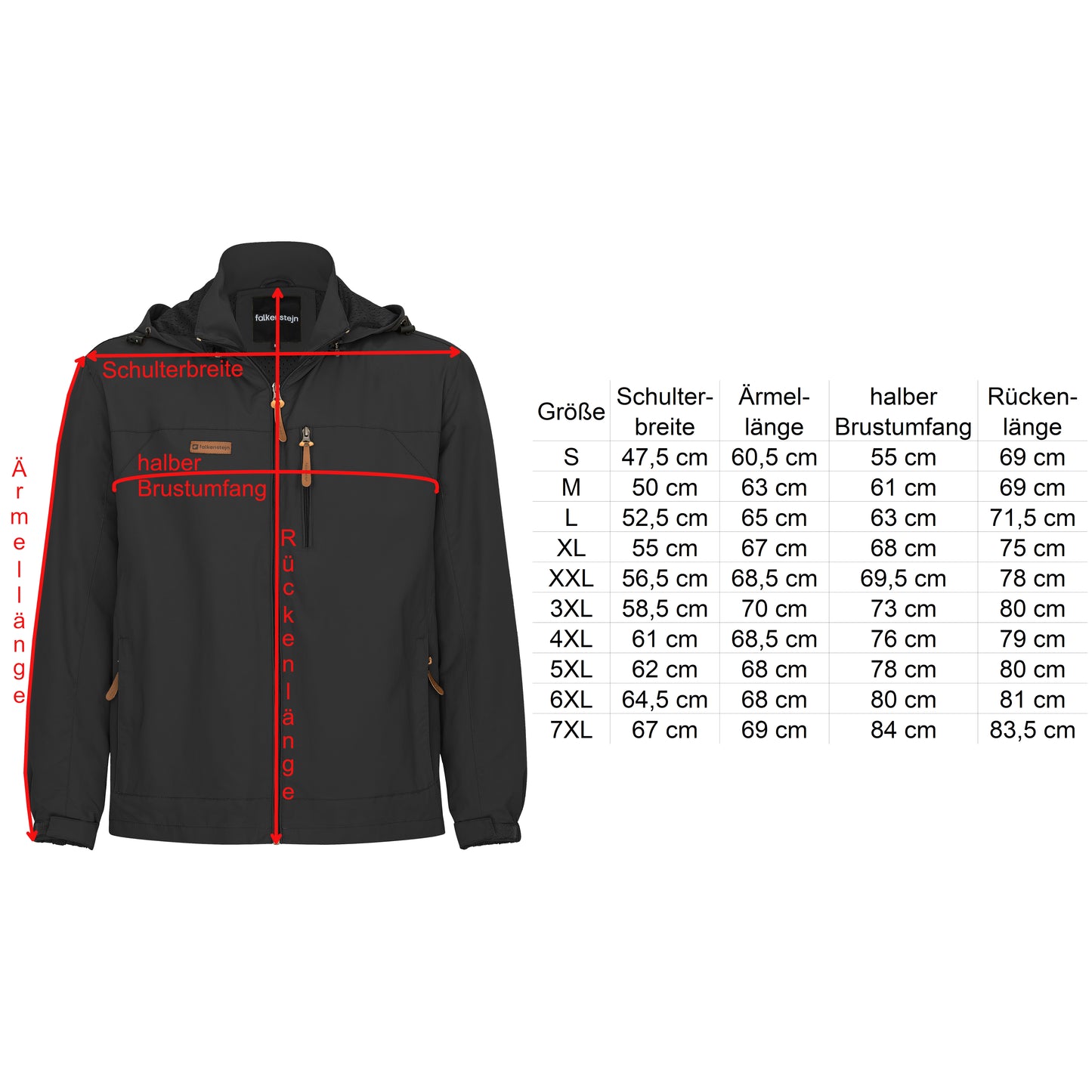 Falkenstejn Summer Windbreaker schwarz - City-Kaufhaus Herber GmbH