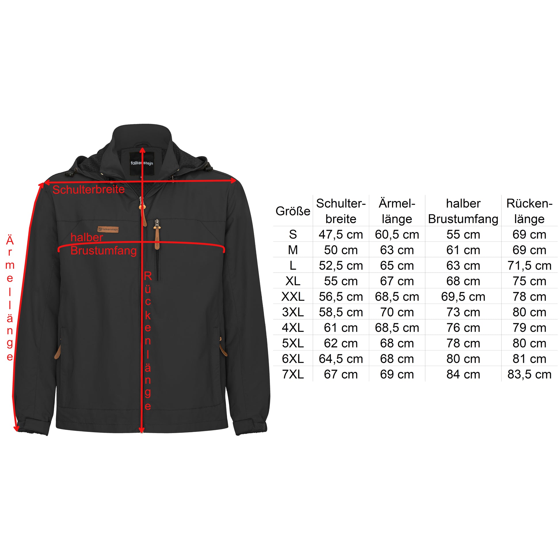Falkenstejn Summer Windbreaker schwarz - City-Kaufhaus Herber GmbH