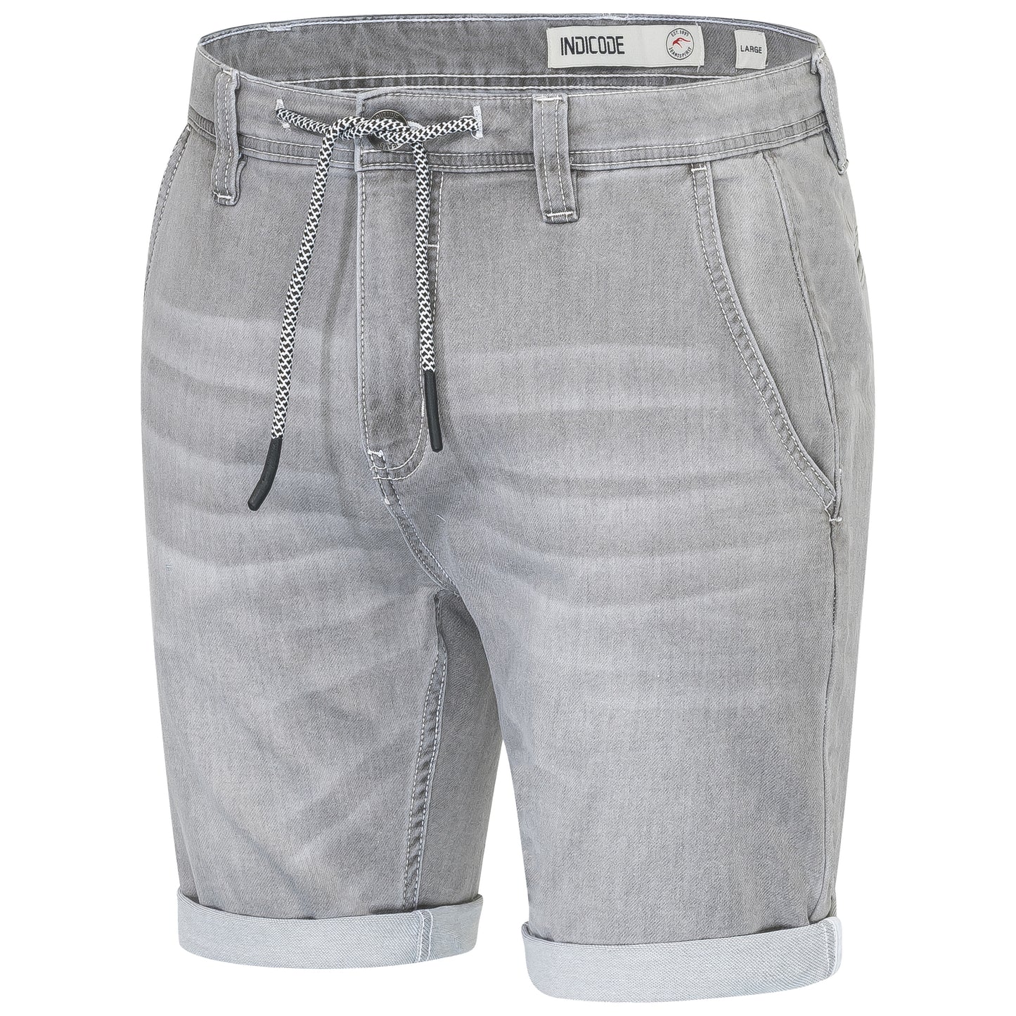 Indicode Balessio Shorts Vintage Grey - City-Kaufhaus Herber GmbH