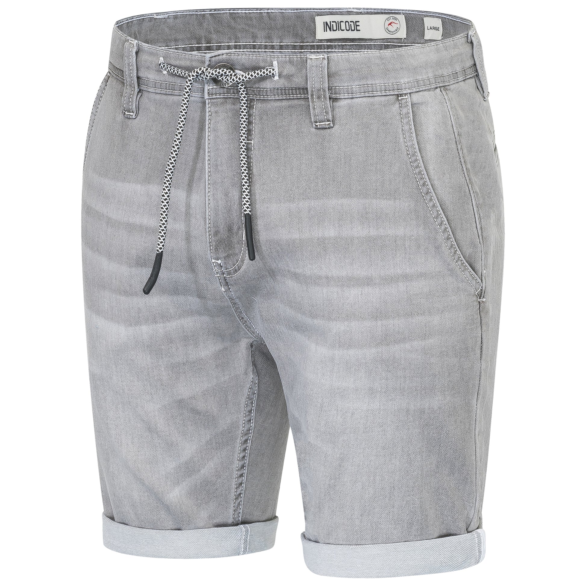 Indicode Balessio Shorts Vintage Grey - City-Kaufhaus Herber GmbH