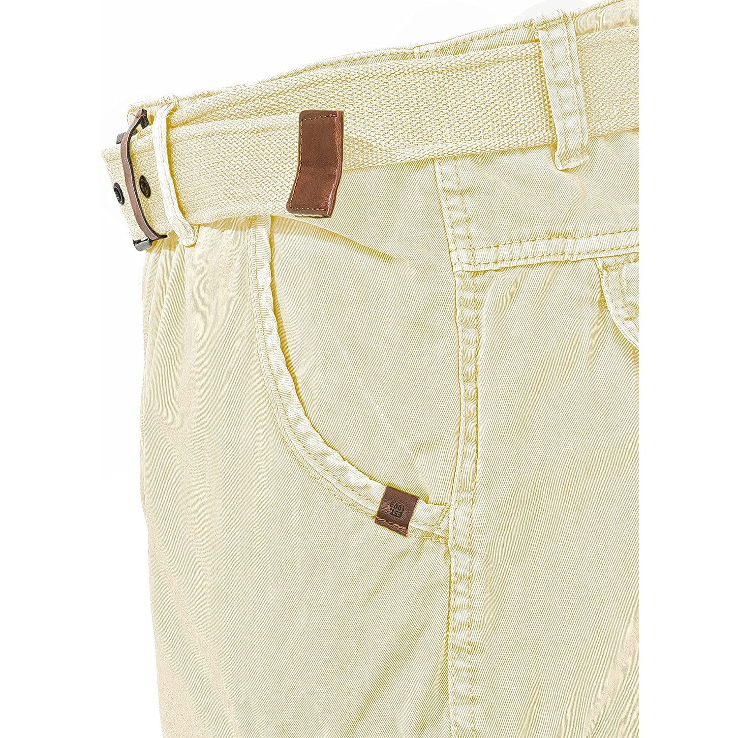 Indicode Cargoshorts Kjeld fog Detailansicht Eingrifftasche - City-Kaufhaus Herber GmbH