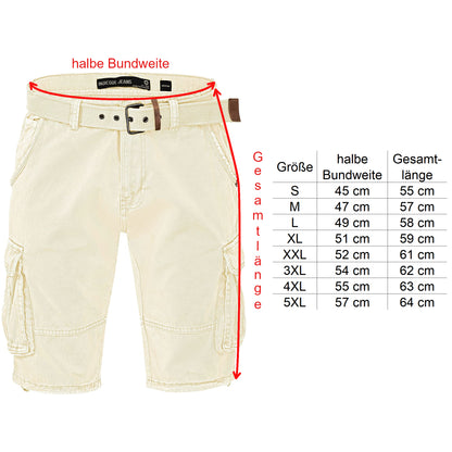 Indicode Cargoshorts Kjeld fog Größentabelle - City-Kaufhaus Herber GmbH