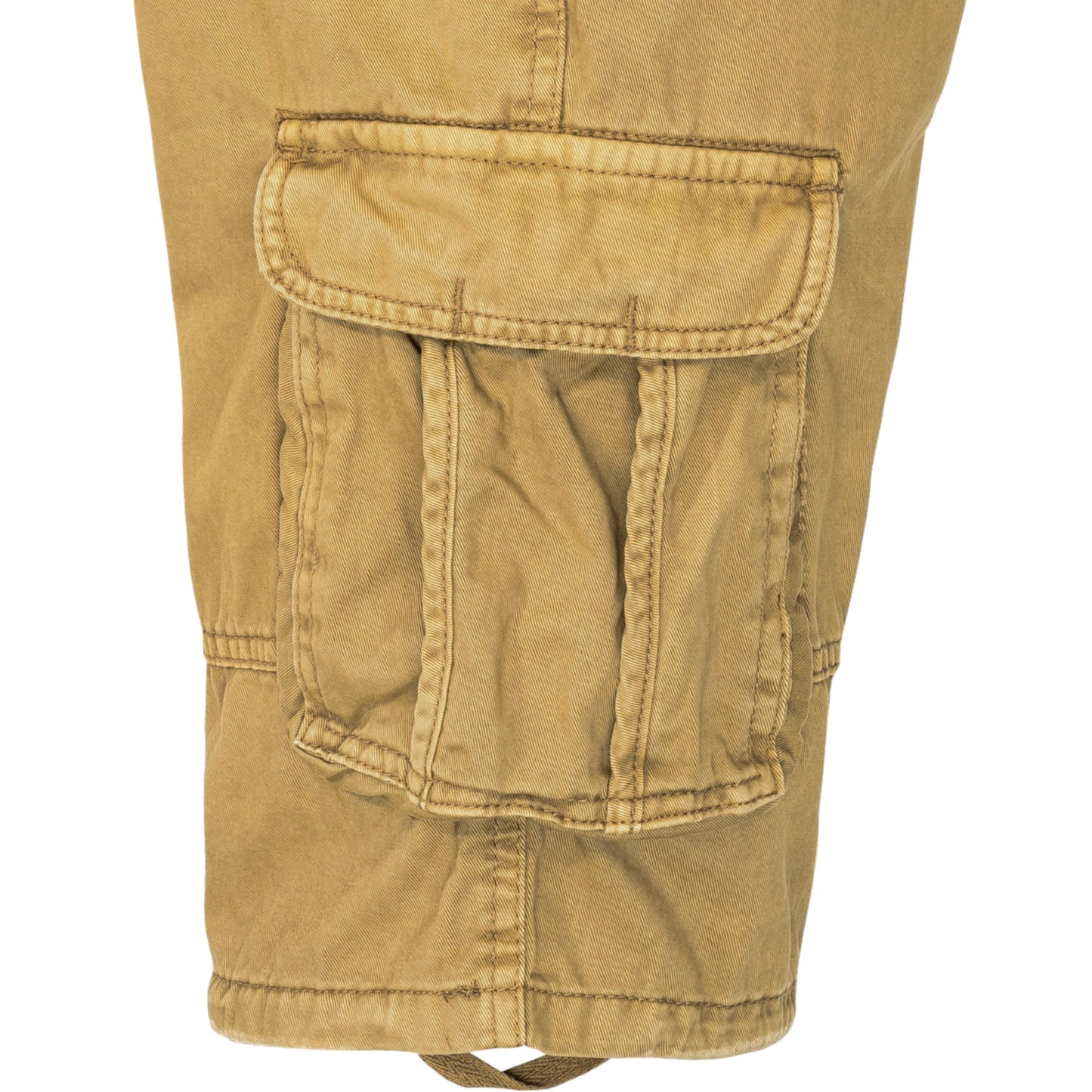 Indicode Cargoshorts Kjeld amber Detailansicht Cargotasche - City-Kaufhaus Herber GmbH