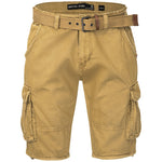 Indicode Cargoshorts Kjeld amber Vorderansicht - City-Kaufhaus Herber GmbH