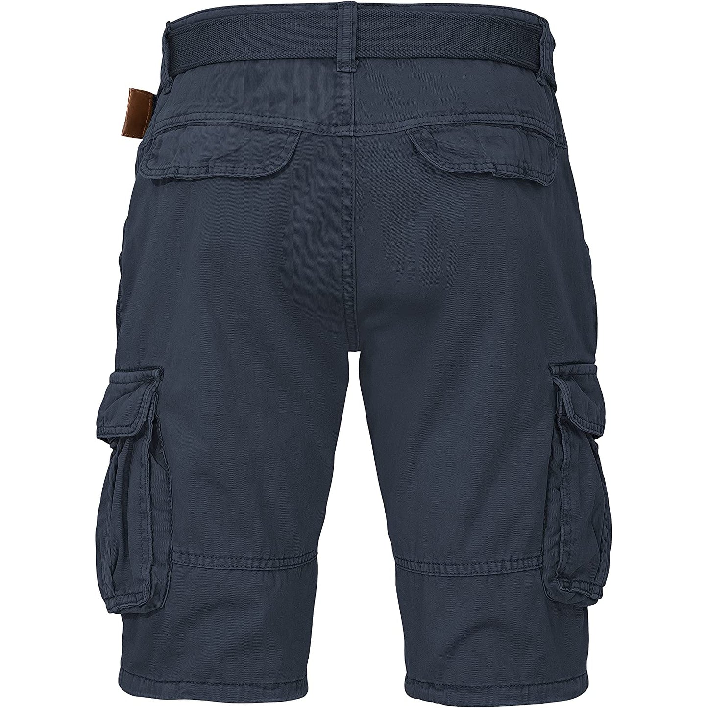 Indicode Cargoshorts Kjeld navy Rückansicht - City-Kaufhaus Herber GmbH