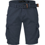 Indicode Cargoshorts Kjeld navy Vorderansicht - City-Kaufhaus Herber GmbH