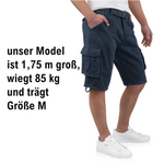Indicode Cargoshorts Kjeld navy - City-Kaufhaus Herber GmbH