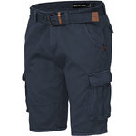 Indicode Cargoshorts Kjeld navy Schrägansicht - City-Kaufhaus Herber GmbH
