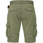Indicode Cargoshorts Kjeld army Rückansicht - City-Kaufhaus Herber GmbH