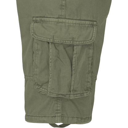 Indicode Cargoshorts Kjeld army Detailansicht Cargotasche - City-Kaufhaus Herber GmbH