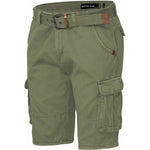 Indicode Cargoshorts Kjeld army Schrägansicht - City-Kaufhaus Herber GmbH
