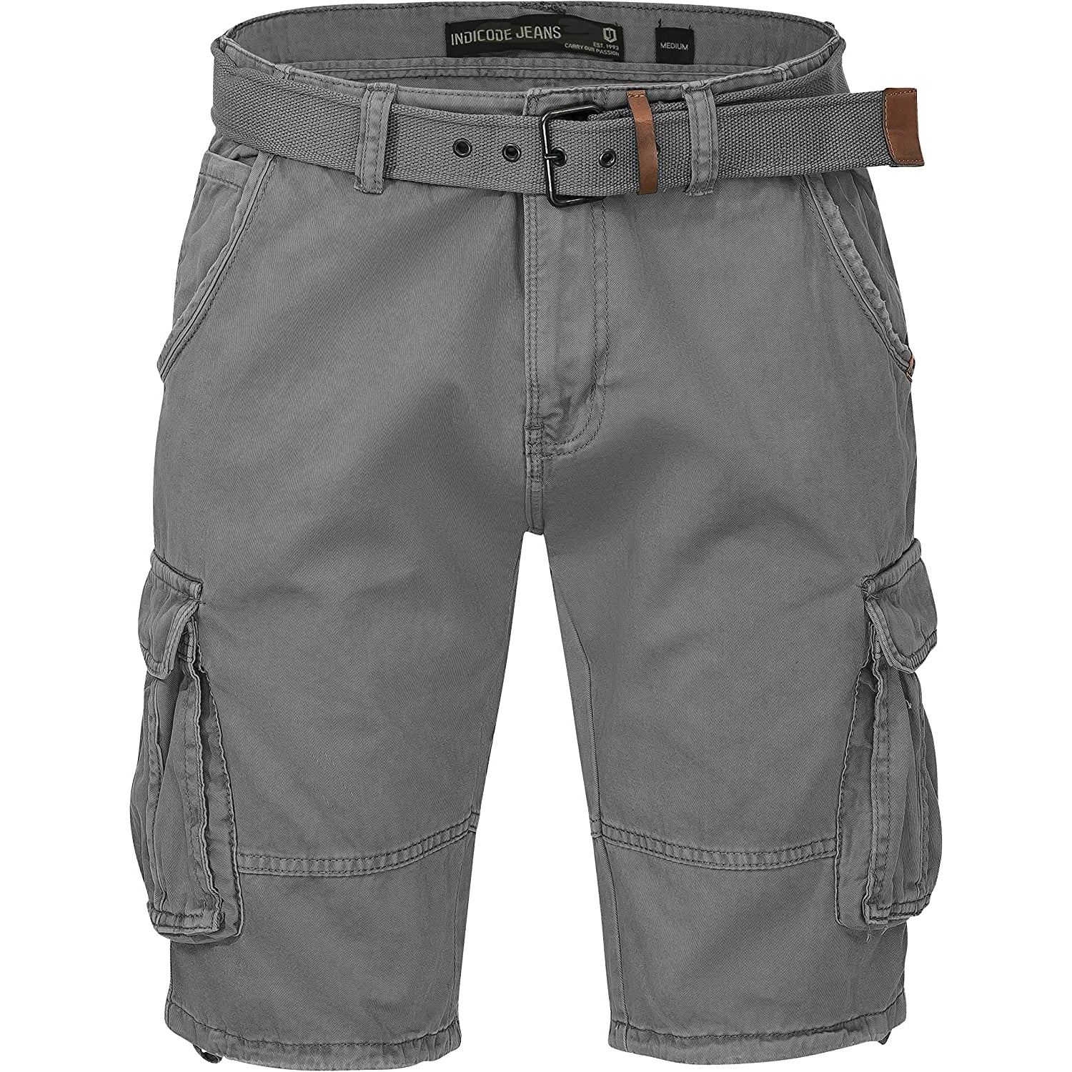Indicode Cargoshorts Kjeld raven Vorderansicht - City-Kaufhaus Herber GmbH