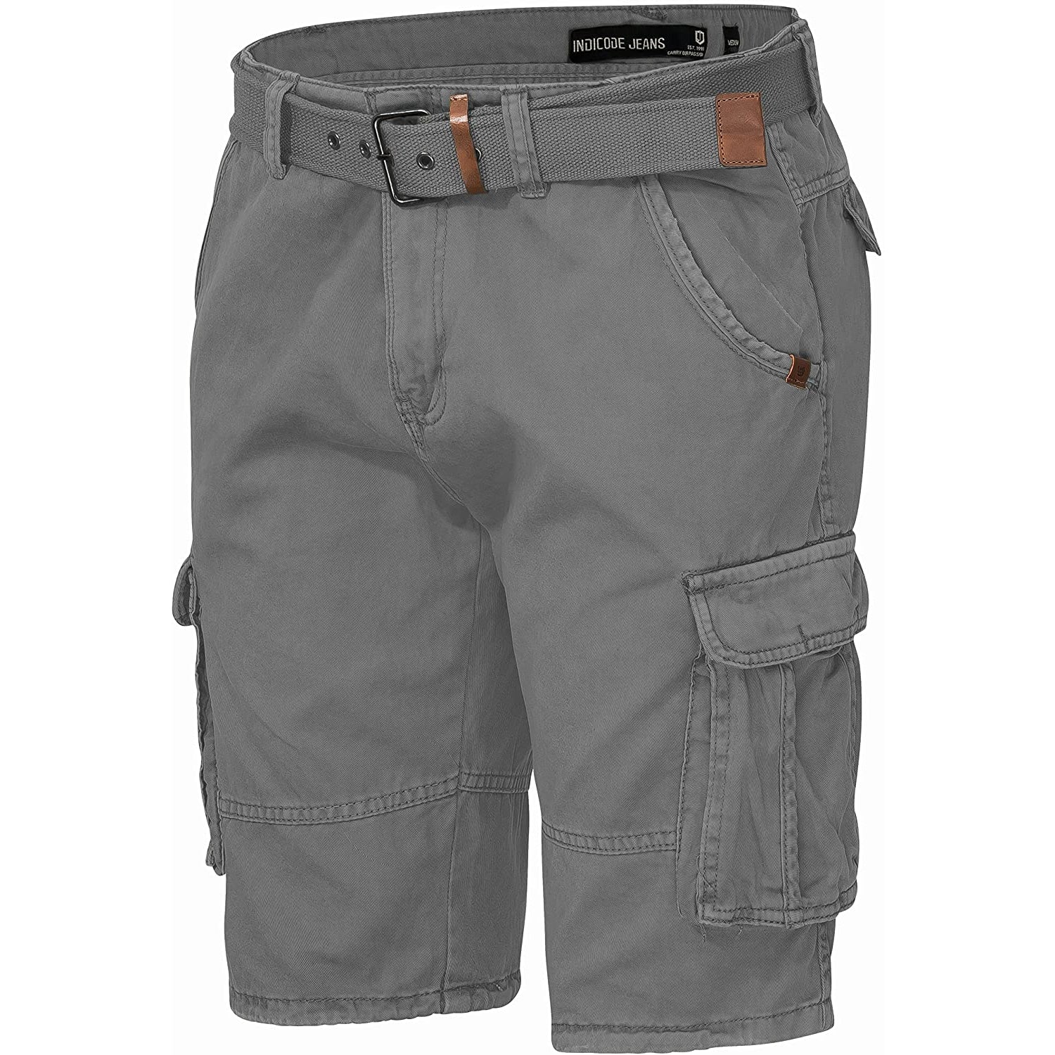 Indicode Cargoshorts Kjeld raven Schrägansicht - City-Kaufhaus Herber GmbH
