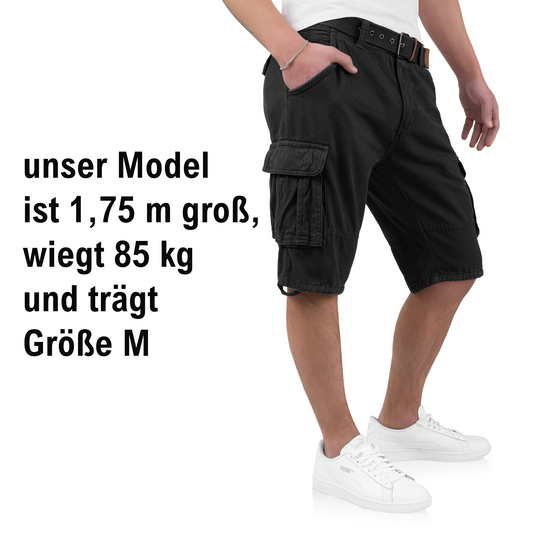 Indicode Cargoshorts Kjeld black - City-Kaufhaus Herber GmbH