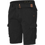 Indicode Cargoshorts Kjeld black Schrägansicht - City-Kaufhaus Herber GmbH