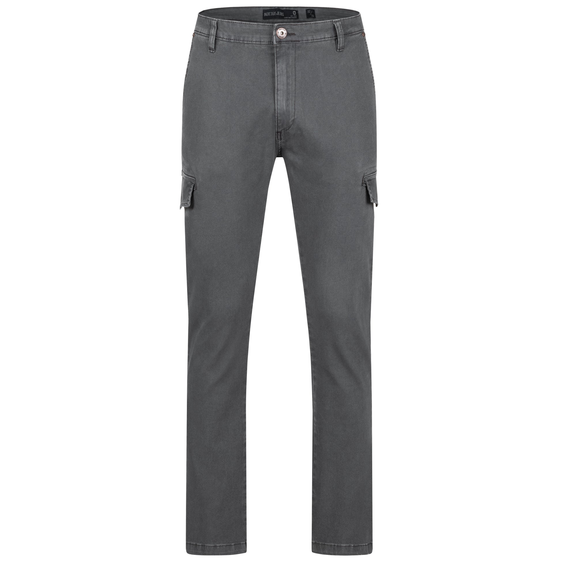 Indicode Hose Mapp Dark Grey Vorderansicht - City-Kaufhaus Herber GmbH