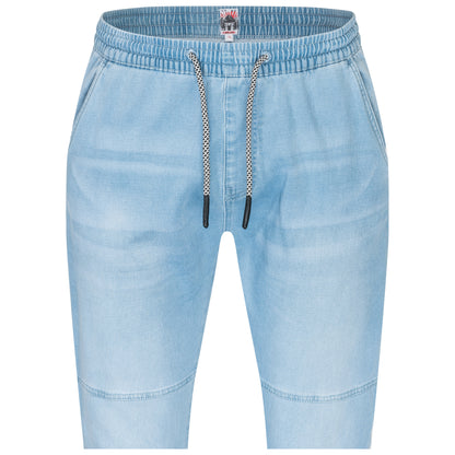 Indicode Oltjon Freizeithose dim blue Detailansicht Vorderseite - City-Kaufhaus Herber GmbH