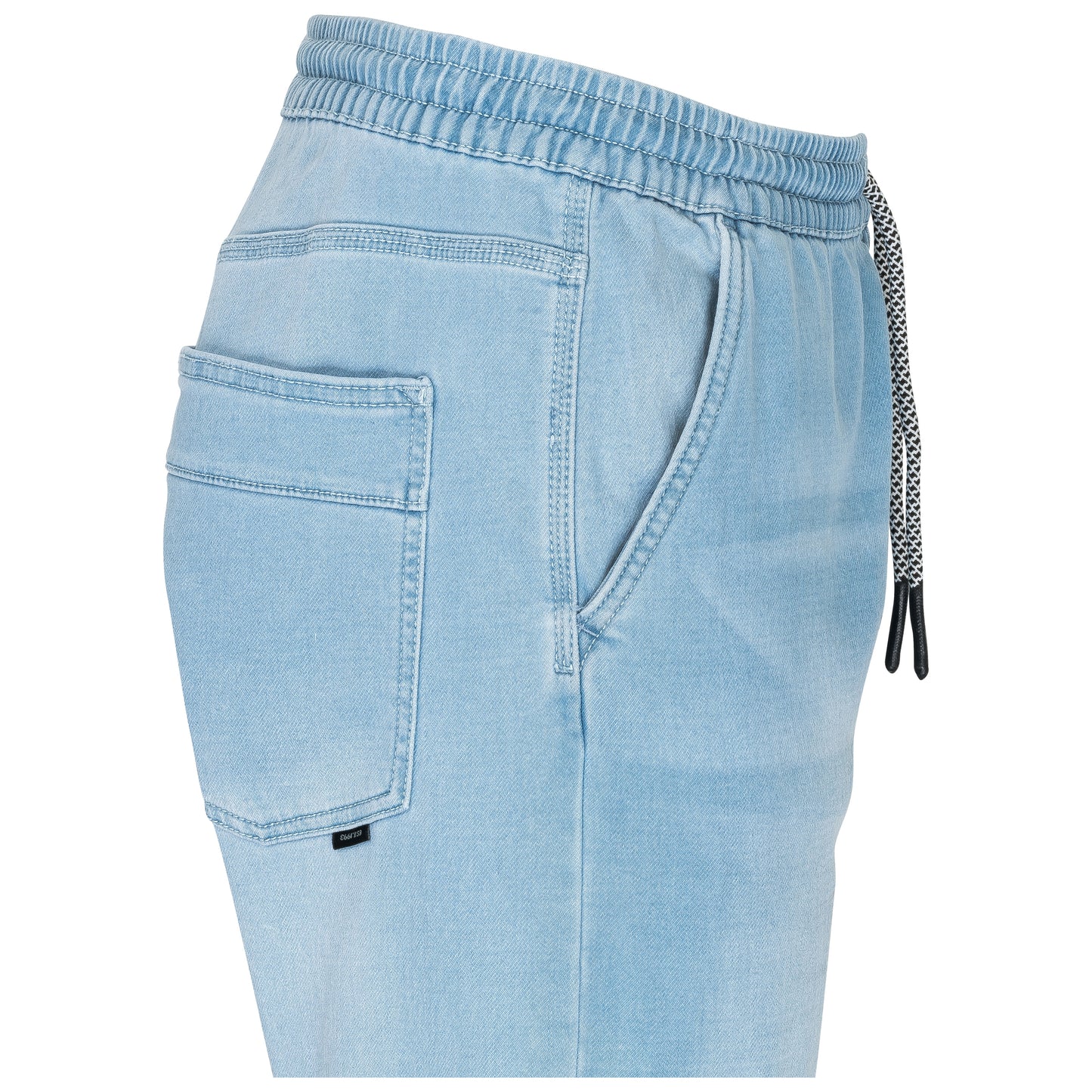 Indicode Oltjon Freizeithose dim blue Detailansicht Seite - City-Kaufhaus Herber GmbH