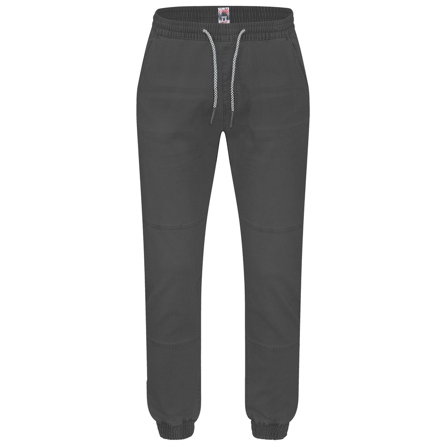 Indicode Oltjon Freizeithose vintage black Vorderansicht - City-Kaufhaus Herber GmbH