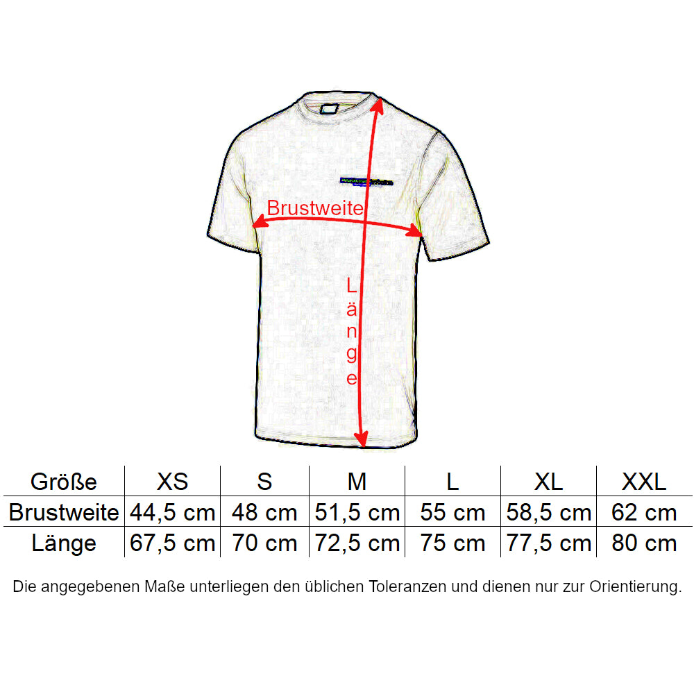Oberbarnim Schulen Jungen/Herren Sportshirt Größentabelle - City-Kaufhaus Herber GmbH